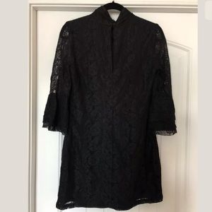 Ali & Jay Lace Black Dress SeeThrough Sleeve M NWT